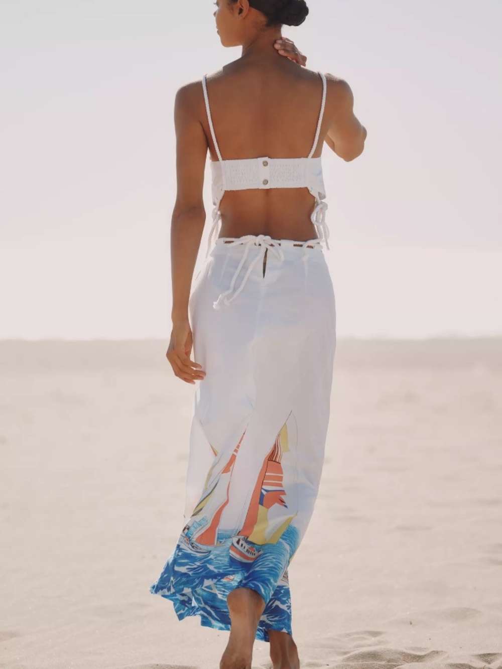Anthropologie Celandine Set Sail Icon Midi Dress NWT